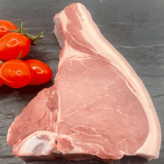 Free Range T Bone Pork Chops - thewelshproducestall