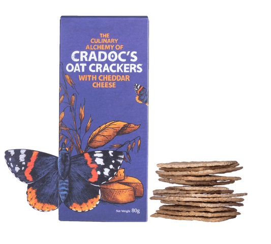 Cradoc’s Savoury Biscuits - Oat and Cheddar Cheese Crackers