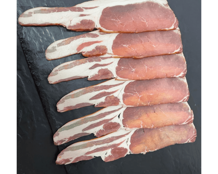 Oak Smoked Back Bacon the welsh produce stall